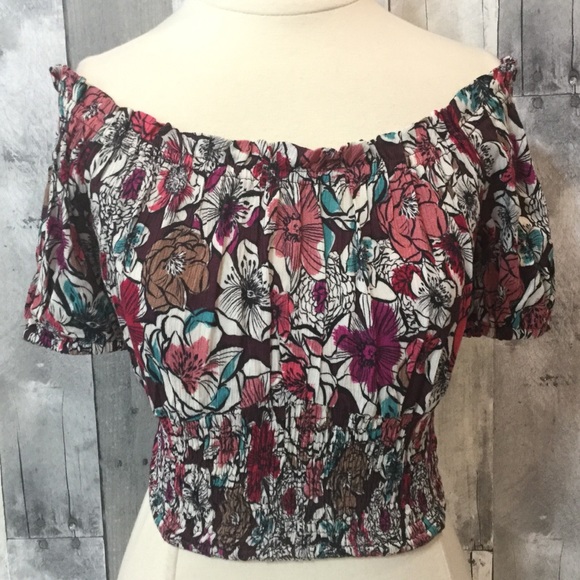 Band of Gypsies Tops - BAND OF GYPSIES Crop Top Off Shoulder Sz S NWT